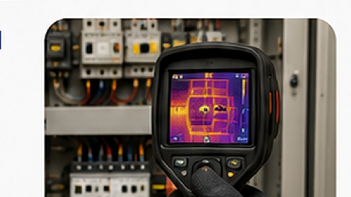 Contrôle par caméra thermique sur installation électrique